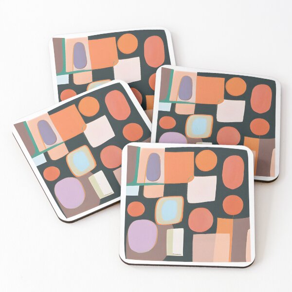 Item preview, Mid century abstract shapes No.20 designed and sold by DPDesignArt.