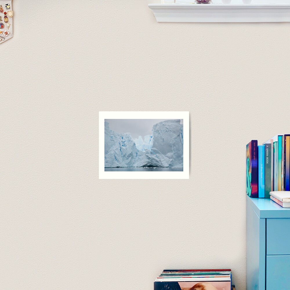 Sculpted iceberg Art Print