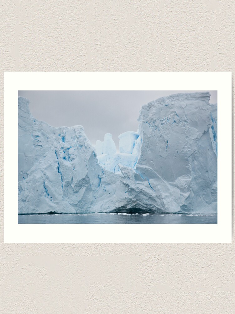Alternate view of Sculpted iceberg Art Print