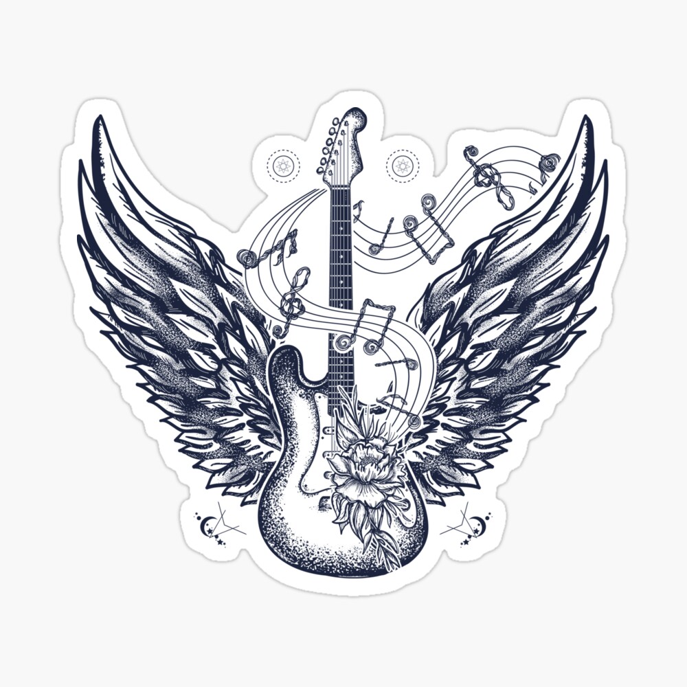 Guitar Tattoo Stock Illustrations – 2,494 Guitar Tattoo Stock  Illustrations, Vectors & Clipart - Dreamstime