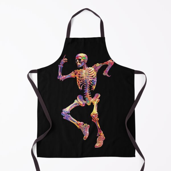 Item preview, Skeleton Dance holographic rainbow T-Shirt designed and sold by Pennapadigi.