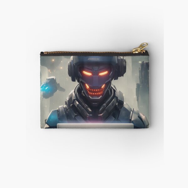 Item preview, Futuristic robotic hacker designed and sold by Maths-4-Nerds.