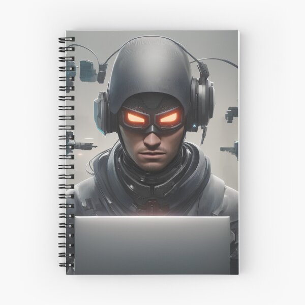 Item preview, Futuristic hacker designed and sold by Maths-4-Nerds.
