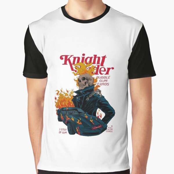 Night Rider illustration, Printed T-shirt Fun and Games Top