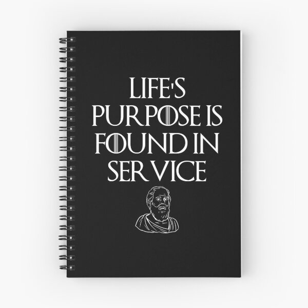 Item preview, Life's Purpose Philosophy Stoic Quote Design designed and sold by OurPhilosophy.