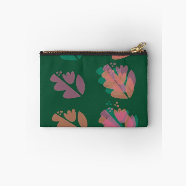 Item preview, THREE FLOWERS: multiplied - in forest green designed and sold by artsybadboii.