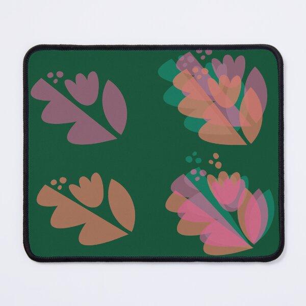 Item preview, THREE FLOWERS: multiplied - in forest green designed and sold by artsybadboii.