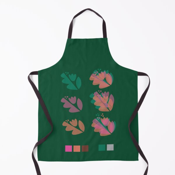 Item preview, THREE FLOWERS: multiplied - in forest green designed and sold by artsybadboii.