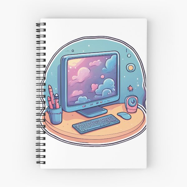 Artikelvorschau, Cartoon-Computer entworfen und verkauft von Maths-4-Nerds.