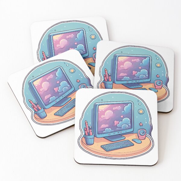 Item preview, Cartoon computer designed and sold by Maths-4-Nerds.
