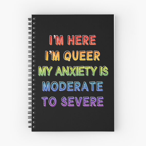 Item preview, Ansiedad queer designed and sold by JustGottaDraw.