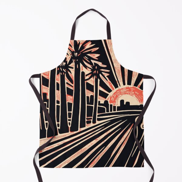 Item preview, Sunset Boulevard in a Linocut Style designed and sold by SamJanner.