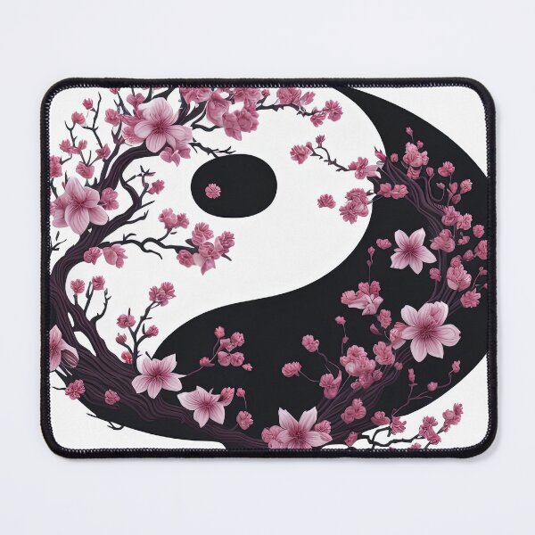 Artikelvorschau, Yin-Yang-Kirschblüten blühen wunderschön entworfen und verkauft von Natcharee.