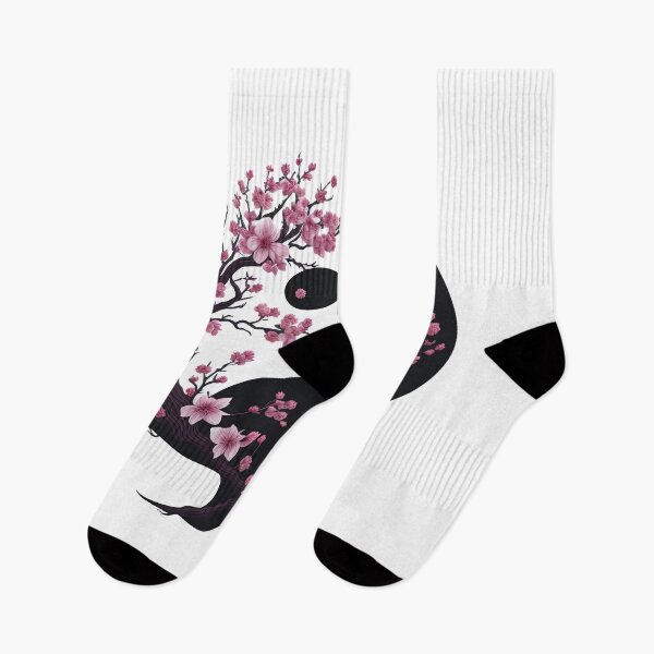 Item preview, Yin Yang cherry blossoms blooming beautifully designed and sold by Natcharee.