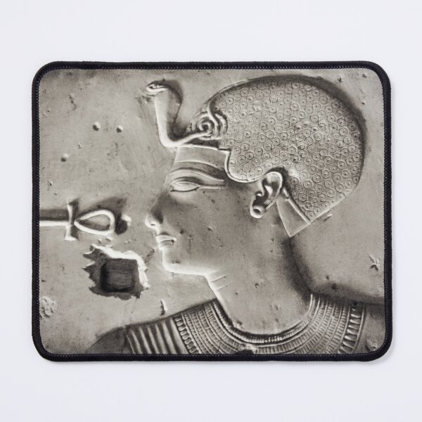 Item preview, Pharaoh and cross of life, ancient Egypt vintage photography designed and sold by art-of-egypt.
