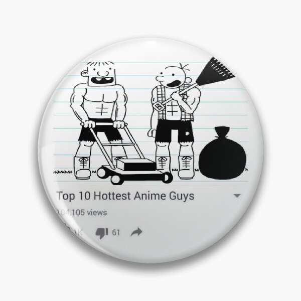 Item preview, Top 10 Hottest Anime Guys Greg Heffley and Rowley Jefferson designed and sold by cheapfan.