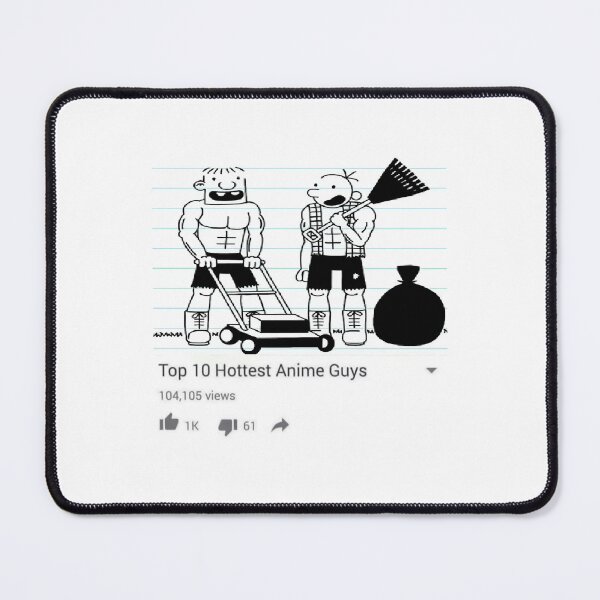 Item preview, Top 10 Hottest Anime Guys Greg Heffley and Rowley Jefferson designed and sold by cheapfan.