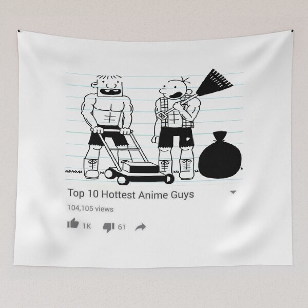 Item preview, Top 10 Hottest Anime Guys Greg Heffley and Rowley Jefferson designed and sold by cheapfan.
