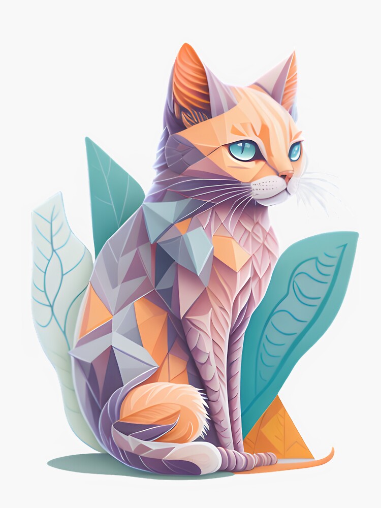 Low Cost - Cute Cat - digital art – Artsquarenft