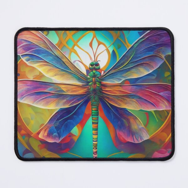 Item preview, Dragonfly Art Nouveau Painting designed and sold by druidwolfart.