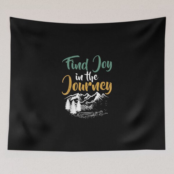 Item preview, Find Joy In The Journey Hiking Backpacking Quote Daypack  designed and sold by KarinDraper.