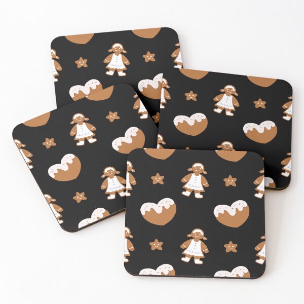 Item preview, Kawaii Cute Christmas Cookie star ginger bread pattern designed and sold by TNwandesignart.