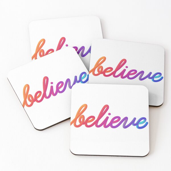 Item preview, believe typography art designed and sold by innni.
