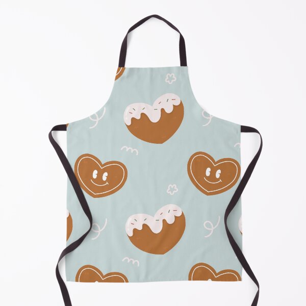 Item preview, Kawaii Cute Christmas Cookie heart ginger bread pattern designed and sold by TNwandesignart.