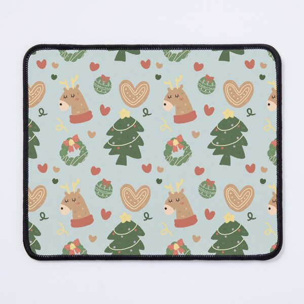 Item preview, Kawaii Cute Christmas tree Cookie heart ginger bread deer cozy pattern gift designed and sold by TNwandesignart.