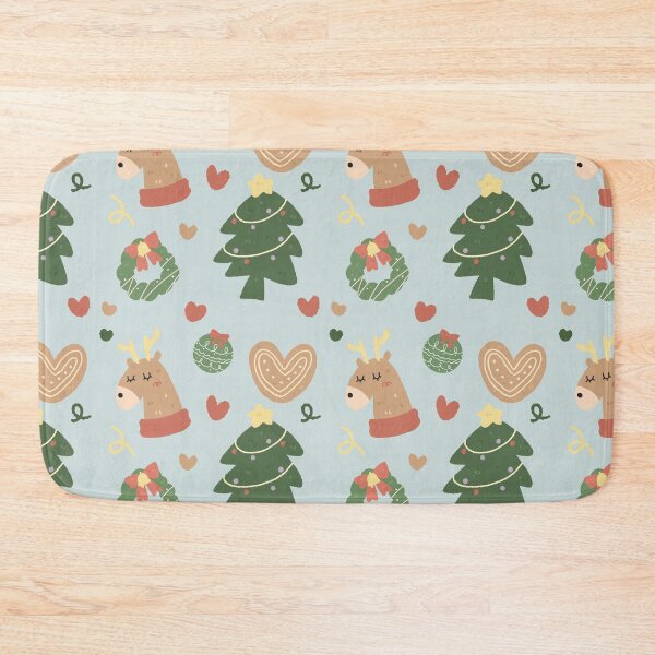 Item preview, Kawaii Cute Christmas tree Cookie heart ginger bread deer cozy pattern gift designed and sold by TNwandesignart.
