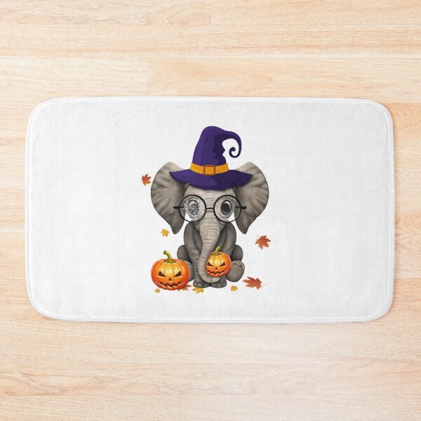 Item preview, Cute Elephant Witch Scary Halloween Party Moon Nigh Horror Pumpkin Animal T-S designed and sold by urulsuksesyu.