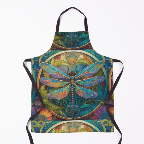 Artikelvorschau, Libellen-Jugendstil-Gemälde entworfen und verkauft von druidwolfart.