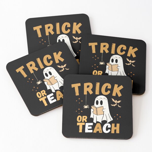 Item preview, Trick Or Teach Cute Halloween Teacher designed and sold by Luckyart5.
