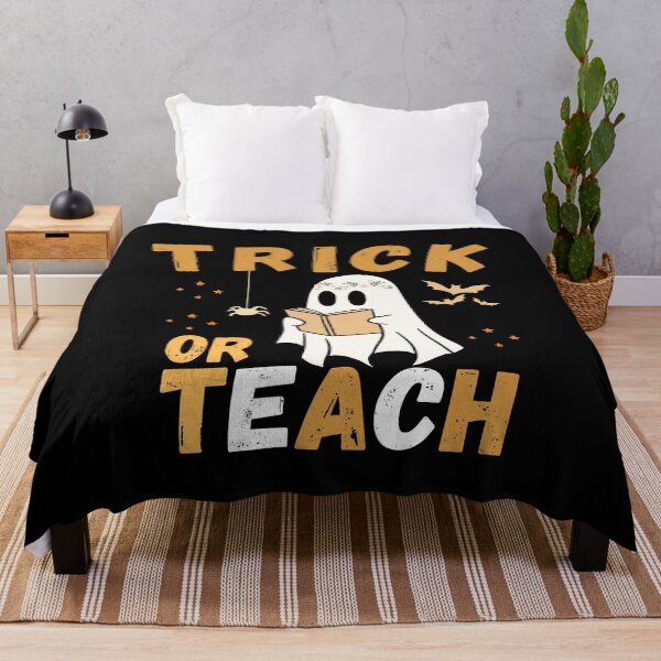 Item preview, Trick Or Teach Cute Halloween Teacher designed and sold by Luckyart5.
