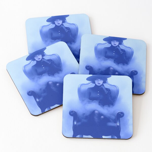 Item preview, Lady in blue mist, vintage AI artwork designed and sold by silent-violin.
