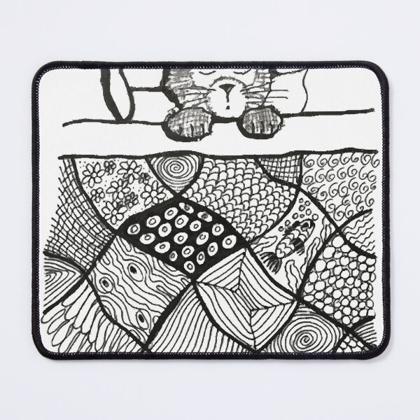 Item preview, Cat in bed designed and sold by glostonsandra.