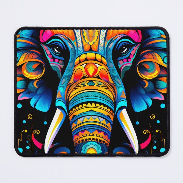 Item preview, Majestic Splendor: A Striking Artwork of an Elephant's Magnificent Face designed and sold by Indianrocks.