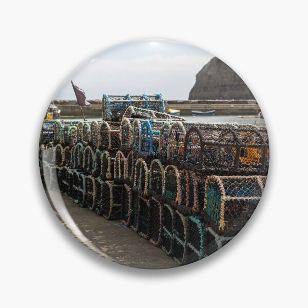 Item preview, Crab and lobster pots on the jetty designed and sold by yackers1.