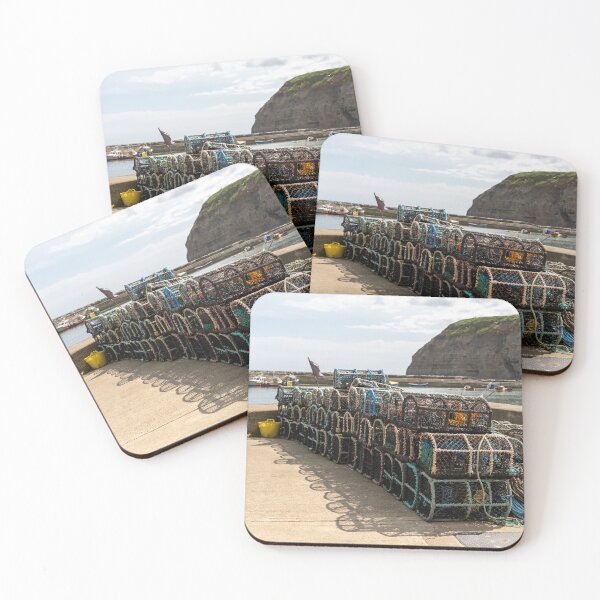 Item preview, Crab and lobster pots on the jetty designed and sold by yackers1.