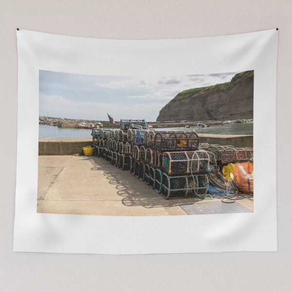 Item preview, Crab and lobster pots on the jetty designed and sold by yackers1.