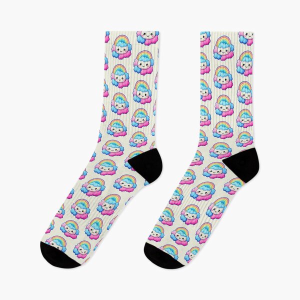 Item preview, Cute Boy on Cloud Rainbow designed and sold by MagicColorPrint.