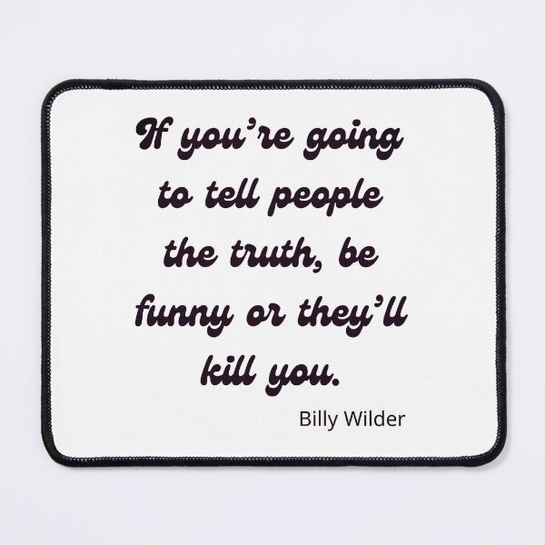 Item preview, Billy Wilder designed and sold by uyndonG-rey.