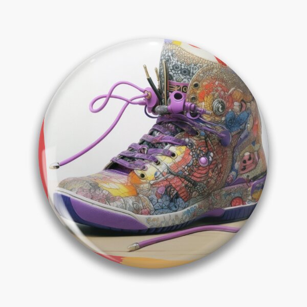 Item preview, Harmonious Shoe - Electrifying Fusion of Street and Fine Art designed and sold by zax454.
