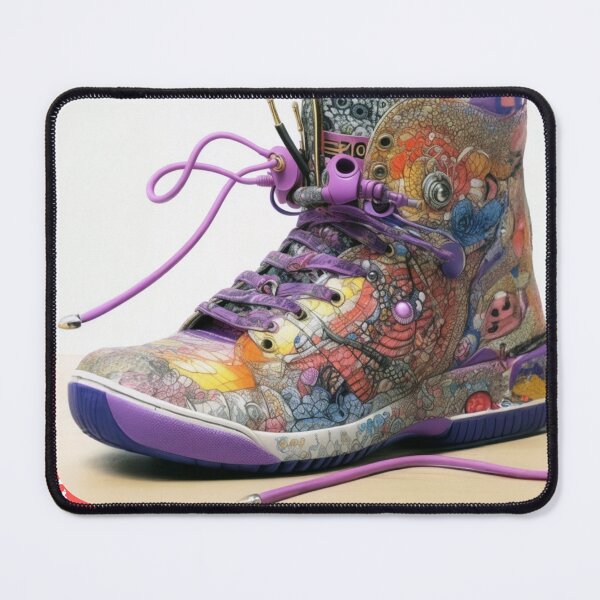 Item preview, Harmonious Shoe - Electrifying Fusion of Street and Fine Art designed and sold by zax454.
