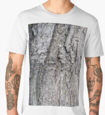 Bark of tree, New York, Manhattan, Brooklyn, New York City, architecture, street, building, tree, car, pedestrians, day, night, nightlight, house, condominium,  Men's Premium T-Shirt