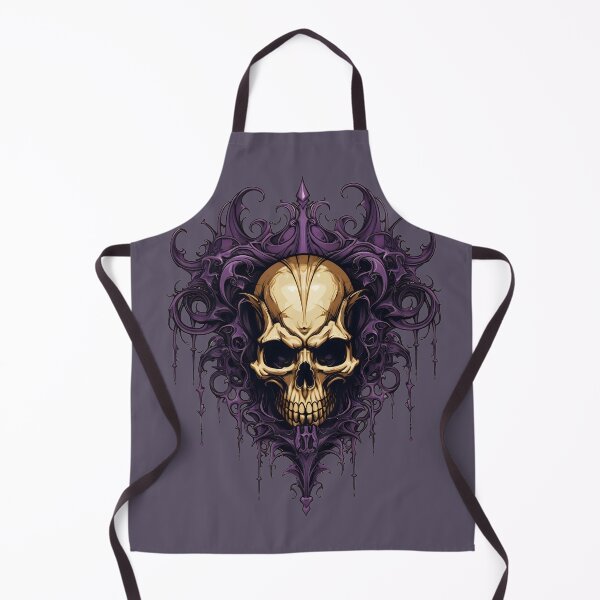Item preview, Gothic Skull Purple Ornament designed and sold by Sturdust.