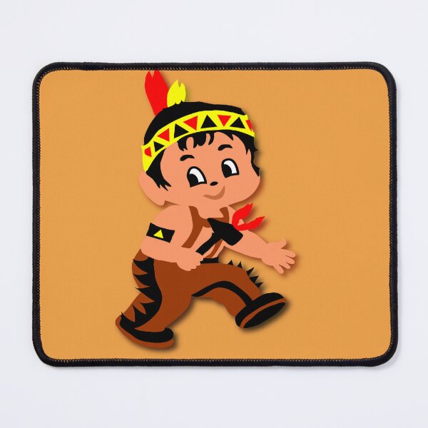 Item preview, Cute retro Kid Billy as a Native Indian designed and sold by patjila.