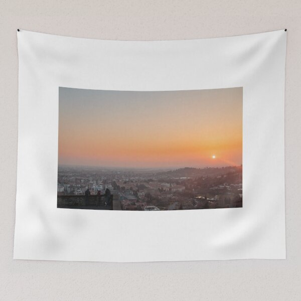 Item preview, colorful sunset in Bergamo designed and sold by zakaz86.