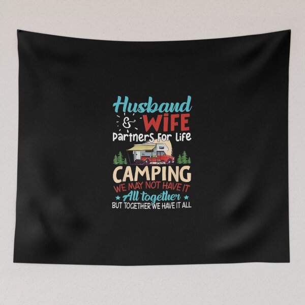 Item preview, Husband And Wife Camping Partners For Life Camping  designed and sold by SoniaDraper.