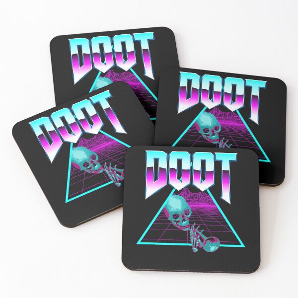 Item preview, DOOT Outrun VaporwaveSynthwave Streetwear  	 designed and sold by atsfttwyuk94.
